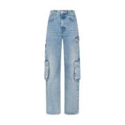 Moschino Cargo Jeans med sidofickor Blue, Dam