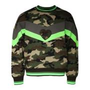 Dolce & Gabbana Camouflage Logo Pullover Sweatshirt Multifärgad Multic...