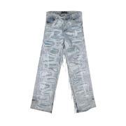 Who Decides War Blå Denim Straight Leg Jeans Blue, Herr