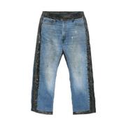 Needles Slitna Denim Dragsko Jeans Blue, Herr