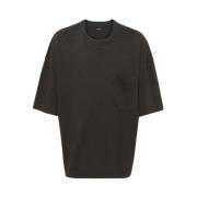 Lemaire Kaffebrun Crew Neck T-shirt Green, Herr