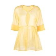 Fely Campo Blouses Yellow, Dam