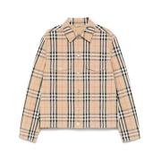 Burberry Vintage Check Canvas Jacka Beige, Herr