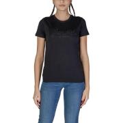 Guess Svart Bomull Dam T-shirt Black, Dam