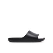 Armani Exchange Svarta och vita polyeten sandaler Black, Dam