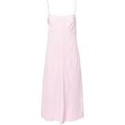 Jil Sander Marshmallow Rosa Spetsklänning Pink, Dam