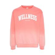 Sporty & Rich Korallrosa Crew Neck Sweater Pink, Dam