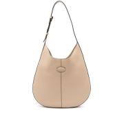 Tod's Beige Axelväska med Avtagbar Beige, Dam