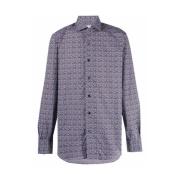 Mazzarelli Casual Shirts Purple, Herr