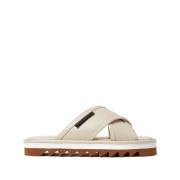 Stella McCartney Kräm Vita Slip-On Sneakers Beige, Dam