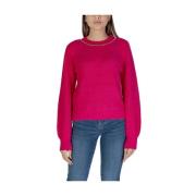 Only Rosa Stickat Höst/Vinter Kollektion Pullover Pink, Dam