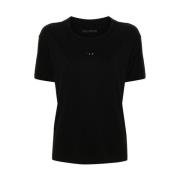 Zadig & Voltaire T-shirt med kristalldekorerade vingar Black, Dam