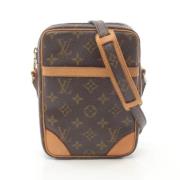 Louis Vuitton Vintage Pre-owned Canvas crossbodyvskor Brown, Dam