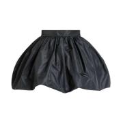 Patou Svart Bubble Hem Kjol Black, Dam