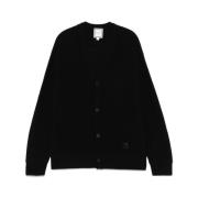 Wooyoungmi Svart Button-Up Tröja Långa ärmar Black, Herr