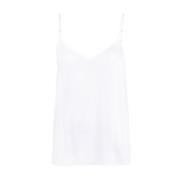 Equipment Silke V-ringad Camisole Topp White, Dam