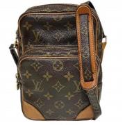 Louis Vuitton Vintage Pre-owned Canvas crossbodyvskor Brown, Dam