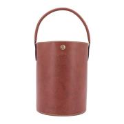 Longchamp Épure Läder Bucketväska Brown, Dam