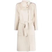 Fabiana Filippi Ljus Beige Ull-Kashmir Kappa Beige, Dam