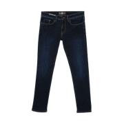 Pt01 Indigo Skinny Cut Denim Jeans Blue, Herr