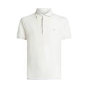 Etro Piqué Weave Polo Skjorta med Pegaso Broderi White, Herr