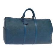 Louis Vuitton Vintage Pre-owned Laeder louis-vuitton-vskor Blue, Dam