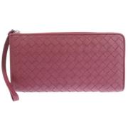 Bottega Veneta Vintage Pre-owned Laeder plnbcker Pink, Dam