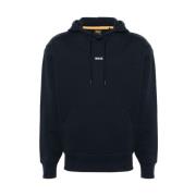 Hugo Boss Marinblå Hoodie Blue, Herr