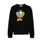 Iceberg Svart Garfield Print Sweatshirt Black, Herr