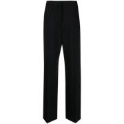 Calcaterra Straight Trousers Black, Dam