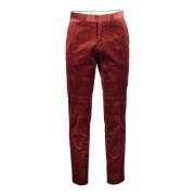 Gant Röda Herr Klassiska Slim Fit Byxor Red, Herr