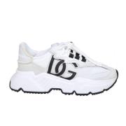 Dolce & Gabbana Daymaster Sneakers i tyg och mocka White, Dam