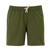 Ralph Lauren Stretch Swim Boxer Shorts Green, Herr