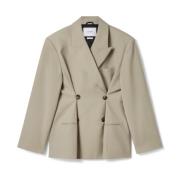 Axel Arigato Kaia Tailored Blazer Beige, Dam