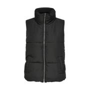 Jacqueline de Yong Svart Polyester Dam Höst/Vinter Jacka Black, Dam