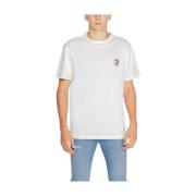 Tommy Jeans Återvunnen bomull herr höst/vinter t-shirt White, Herr