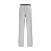 Gucci Sweatpants med horisontella rnder Gray, Dam