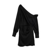 Simkhai Svart One Shoulder Mini Klänning Black, Dam