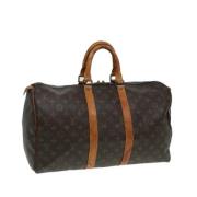 Louis Vuitton Vintage Pre-owned Canvas louis-vuitton-vskor Brown, Dam