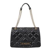 Love Moschino Vår/Sommar Medium Damväska Black, Dam