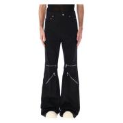 Rick Owens Cargo Byxor för Urban Stil Black, Herr