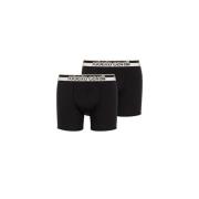 Roberto Cavalli Logo Boxer Briefs Set om Två Black, Herr