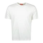 Diesel Vit T-shirt med justerbara sprund White, Herr