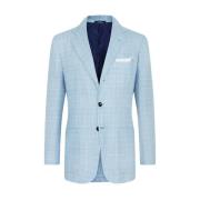 Kiton Kashmir Glenrutig Jacka Blue, Herr