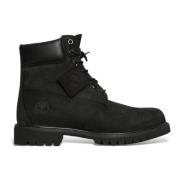 Timberland Mocka Snörstövlar Black, Herr