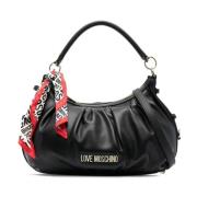 Moschino Svart Axelväska Love Jc4039Pp1Gle1 Black, Dam