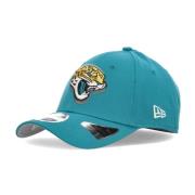 New Era Krökt Visor Hat Jacksonville Jaguars NFL Draft Blue, Unisex