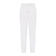 Kiton Kashmir Dragsko Byxor White, Dam