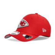 New Era Curvy Visor Hat NFL Draft 24 Red, Unisex