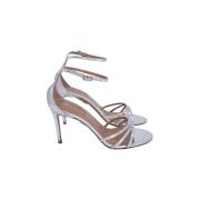 Aquazzura Pre-owned Pre-owned Laeder sandaler Gray, Dam